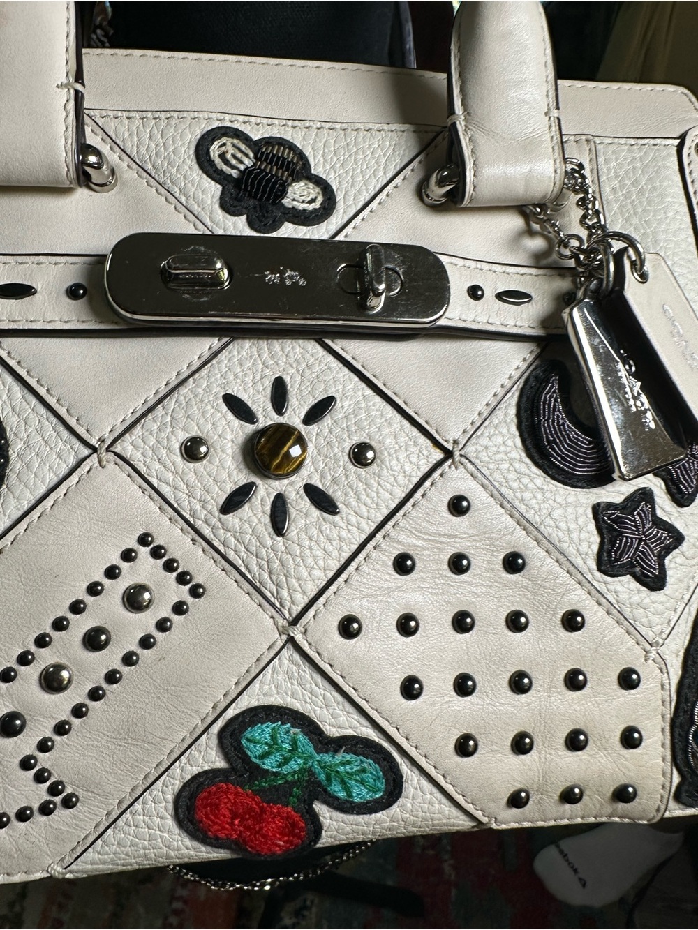 Coach Swagger 27 in Embellished Canyon Quilt Leather - Picture 11 of 16